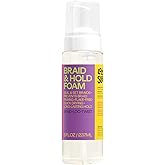 LOCK'N SLEEK Braid Foam for braiding, Twists and Locs, No Frizz with Shine, Fast Drying, Light Weight Mousse, 8 Oz
