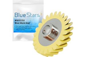 [LIFETIME WARRANTY] Ultra Durable W10112253 Mixer Worm Gear Replacement Part by BlueStars – Exact Fit For Whirlpool & KitchenAid Mixers - Replaces 4162897 4169830 AP4295669