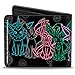 Buckle-Down unisex-adults Buckle-Down Bifold Wallet Pokemon,Multicolor,4.0