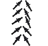 Peowuieu 32x Rubber Anti Vibration Mount Screw Pin for PC Case Fans Black view 4