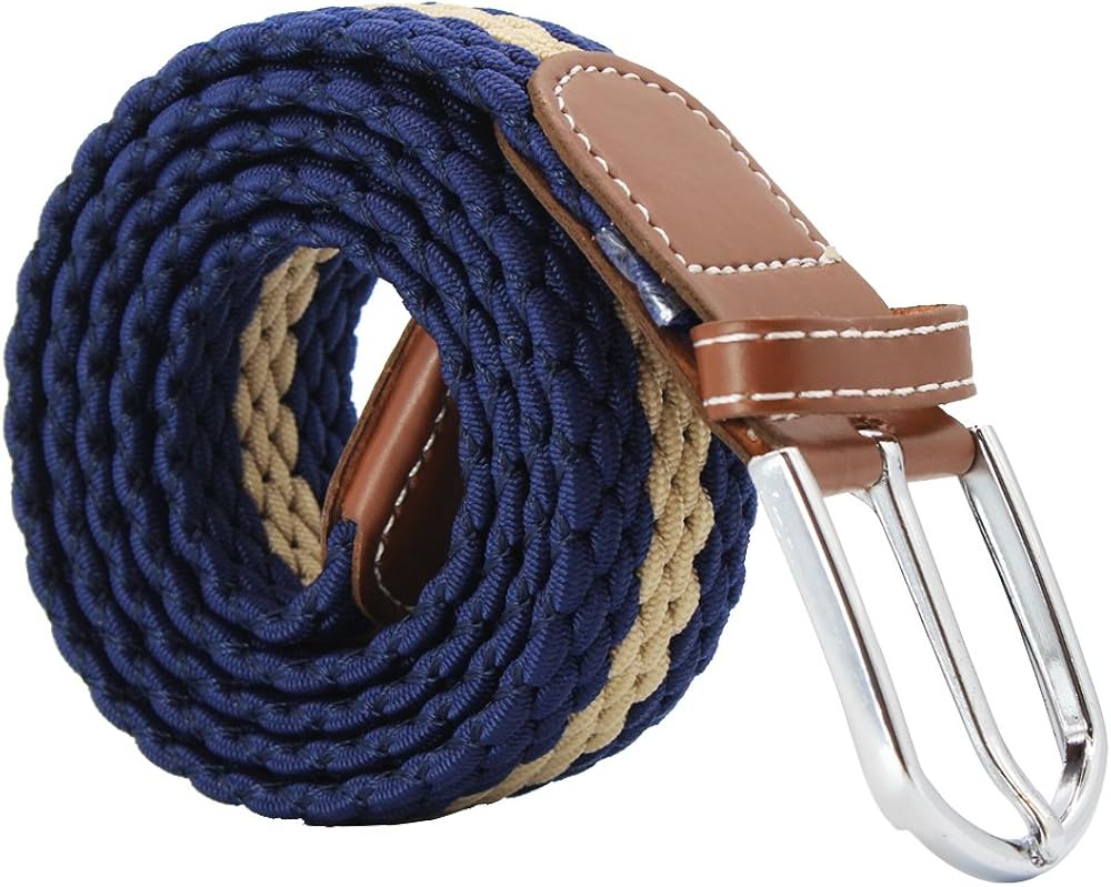 tan braided belt