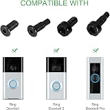 FandWay 32Pcs Ring Doorbell Screws & 2 Screwdrivers Kit T15 T6 for Ring Pro view 4