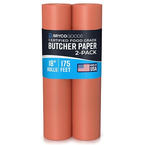 Bryco Goods (Pack of 2) Pink Butcher Paper Rolls, 18
