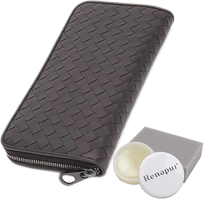 Amazon 名入れ可 ボッテガヴェネタ 財布 長財布 メンズ レザー 本革 ラウンドファスナー ブラウン V4651 06 並行輸入品 財布
