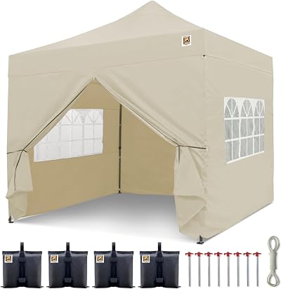 Gorilla Gazebo 3x3m Pop Up Heavy Duty Waterproof Market Stall Cream