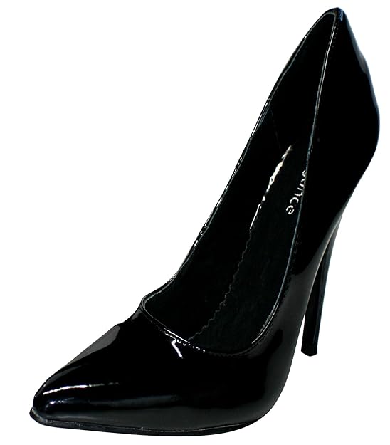 Erogance Lack High Heels Pumps schwarz EU 37-46/A2924