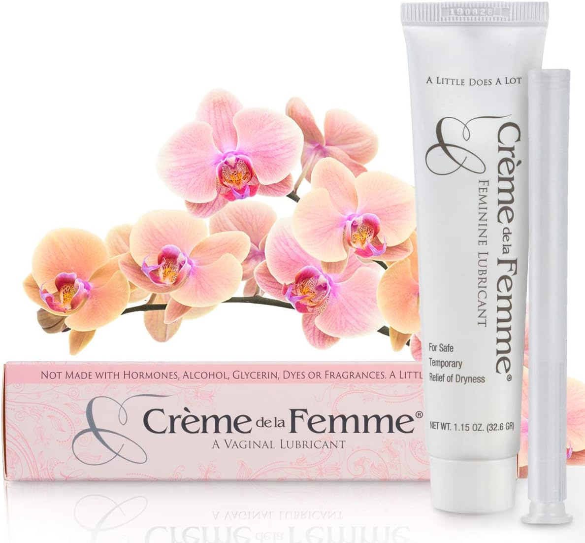 Crème De La Femme 1-Pack, Vaginal Dryness Cream Created by a Woman Doctor, Natural Menopause Dryness Remedy, Feminine Moisturizer and Lubricant, Free Applicator Included: Health & Personal Care