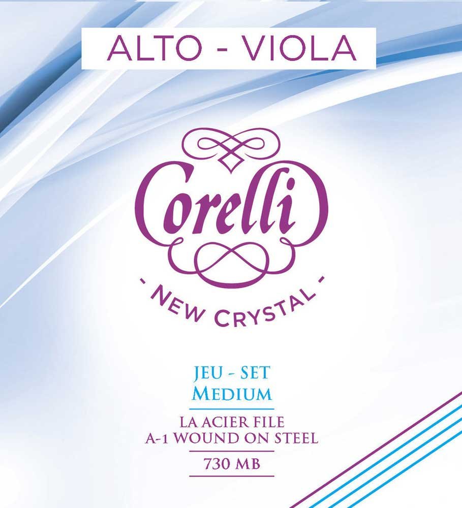 Corelli Viola strings Crystal Set with A ball end Medium 730MB