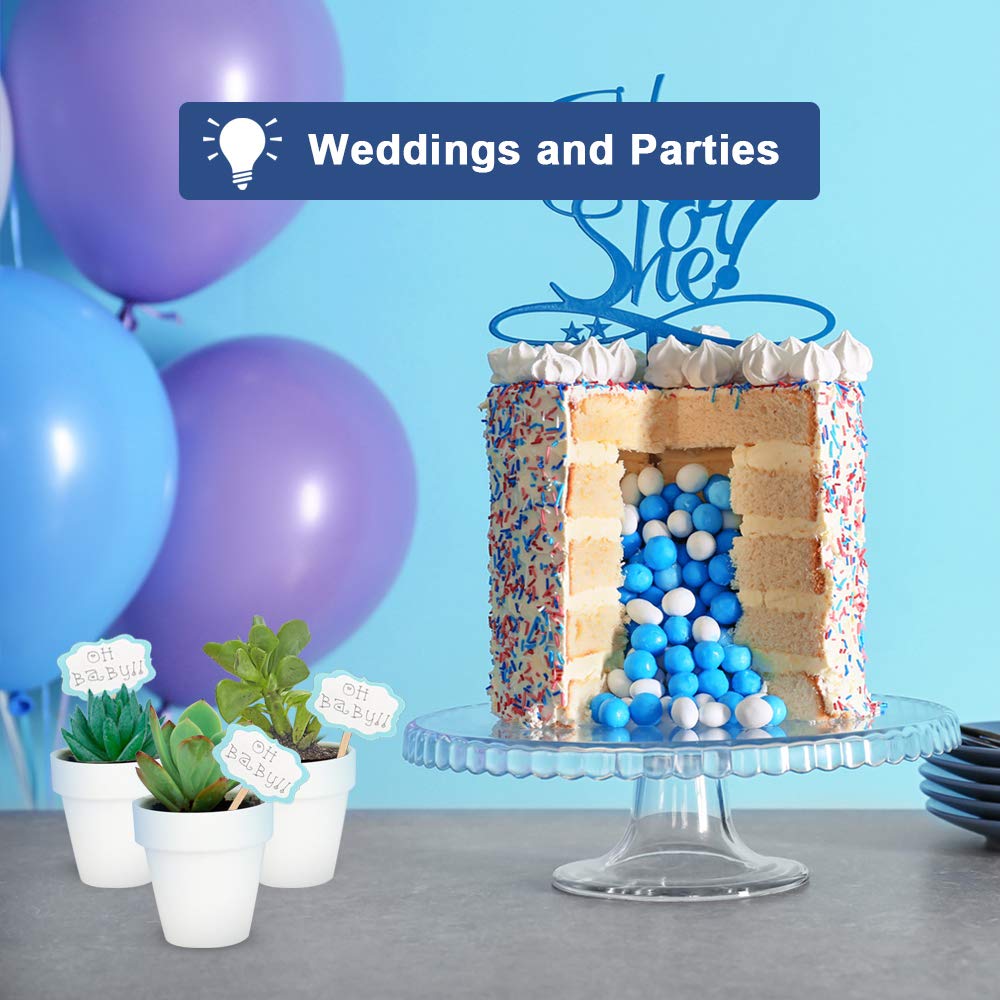 vensovo 24pcs White Terra Cotta Pot - 2.5 Inch Tiny Mini Clay Pots with Drainage Holes Flower Nursery Terra Cotta Pots for Indoor/Outdoor Succulent Plants, Crafts, Wedding Favor