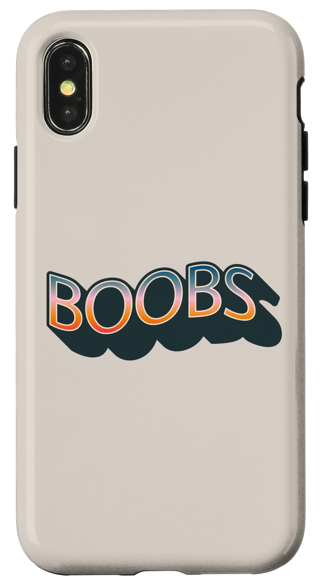 iPhone X/XS BOOBS Vintage Vibes Design Case