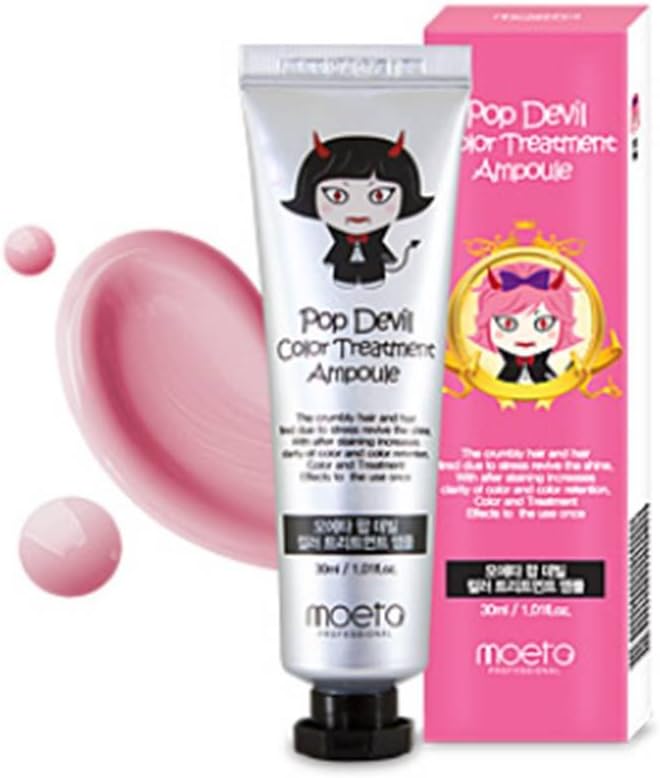 MOETA Pop Devil Hair Dye And Treatment Ampoule, 06 Pink