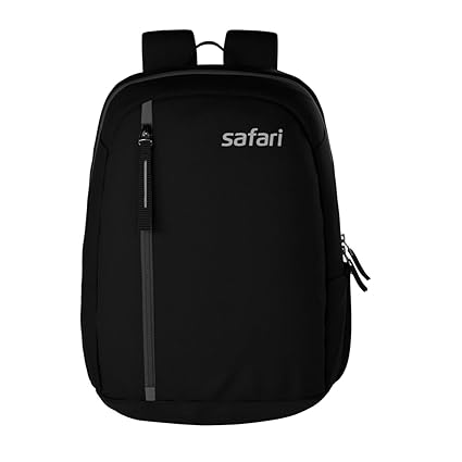 Safari Black Casual Backpack (UNO19CBBLK)