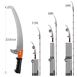 Walensee Pole Saws for Tree Trimming 14 FT