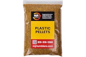 MJR Tumblers 5 lb Plastic Pellets Media for Rock Tumbling Polishing All Stone