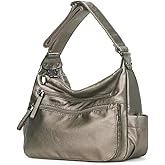 Artwell Fashion Crossbody Bag For Women Shoulder Bag Soft PU Leather Handbags Purses Multi Pocket Hobo Tote Bag