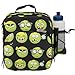 Insulated Durable Lunch Bag - Reusable Meal Tote With Handle and Pockets - Emoji