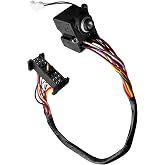 Ignition Starter Switch Fit for Chevy GMC Blazer C1500 C2500 C3500 K1500 | Fit for K2500 K3500 Tahoe GMC C1500 Suburban Sonoma Yukon 1995-1996, Replace 26036311, with 12 and 2 Prong Female Terminals