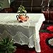 Tablecloth White, Lace Tablecloths, Crochet Tablecloth,Rectangle knitted By Meleg Otthon (59 inchesx98.5 inches, beige)