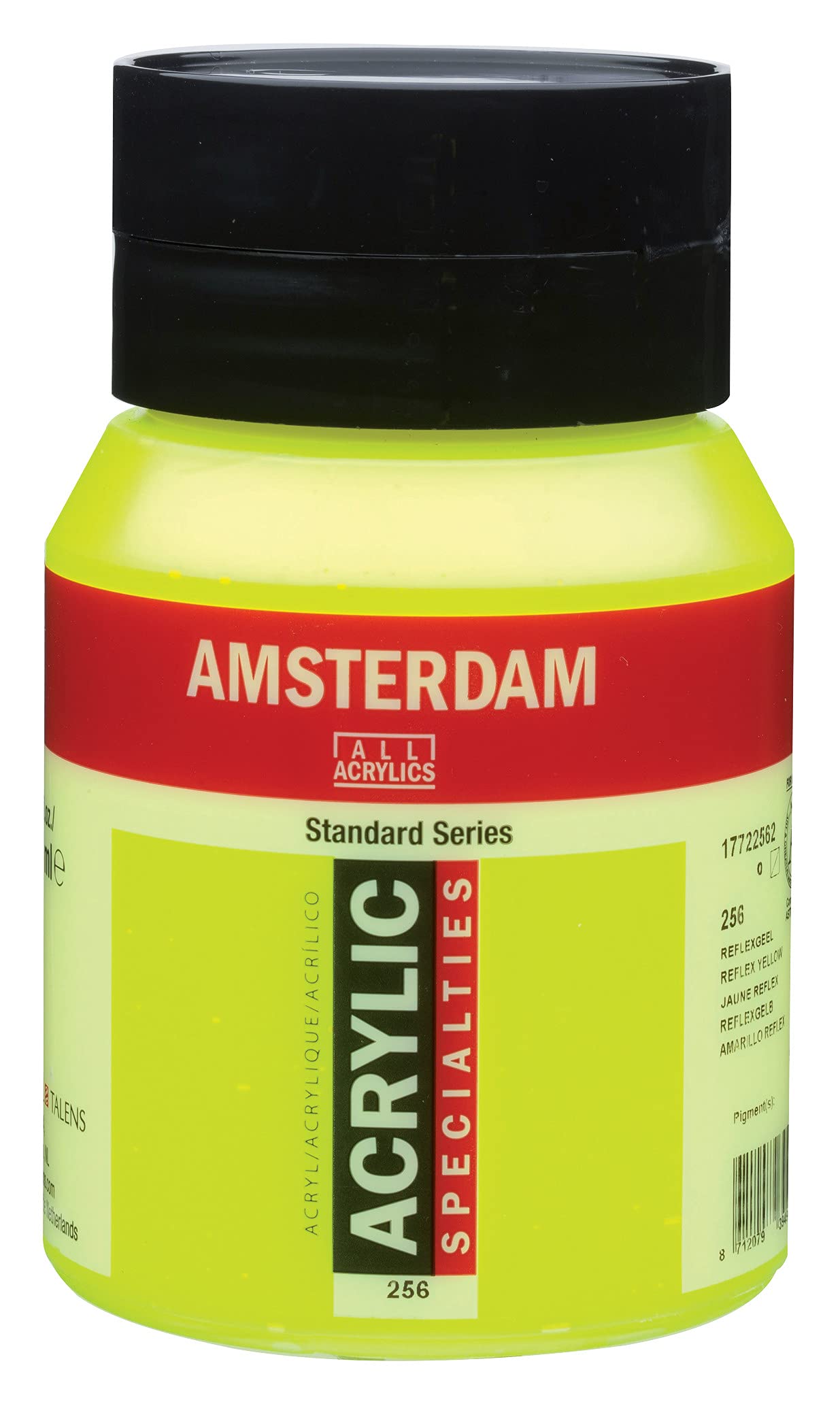 Amsterdam Standard Series Acrylic Jar 500 ml Reflex Yellow 256 (17722562)
