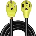 5FT Dryer Extension Cord N14-30 Plug 220Volt 4-Prong 30AMP Canada Dryer Cable(Secure-Grip Design,UL Listed,10AWG Heavy Duty,T