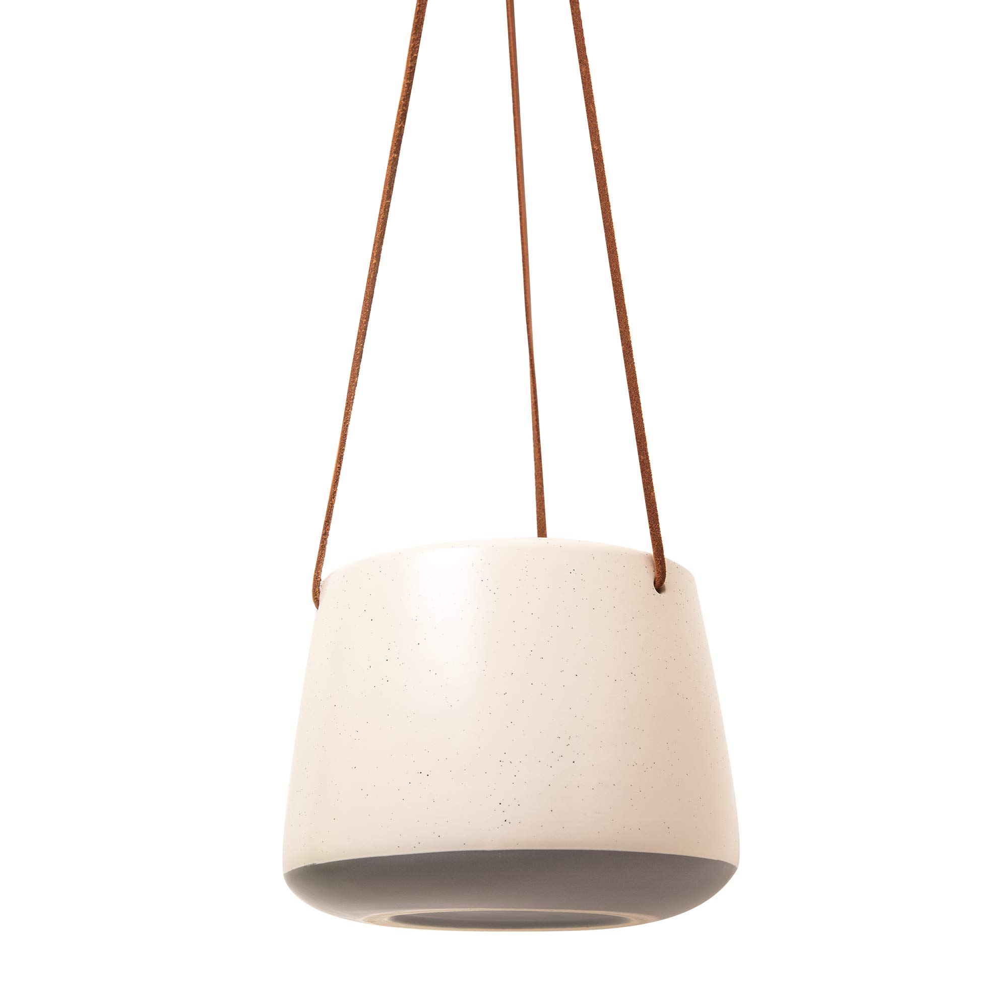 My Life Handmade Accessory 663799 Cream Hanging Plant Pot, 17.1cm x 12.4cm