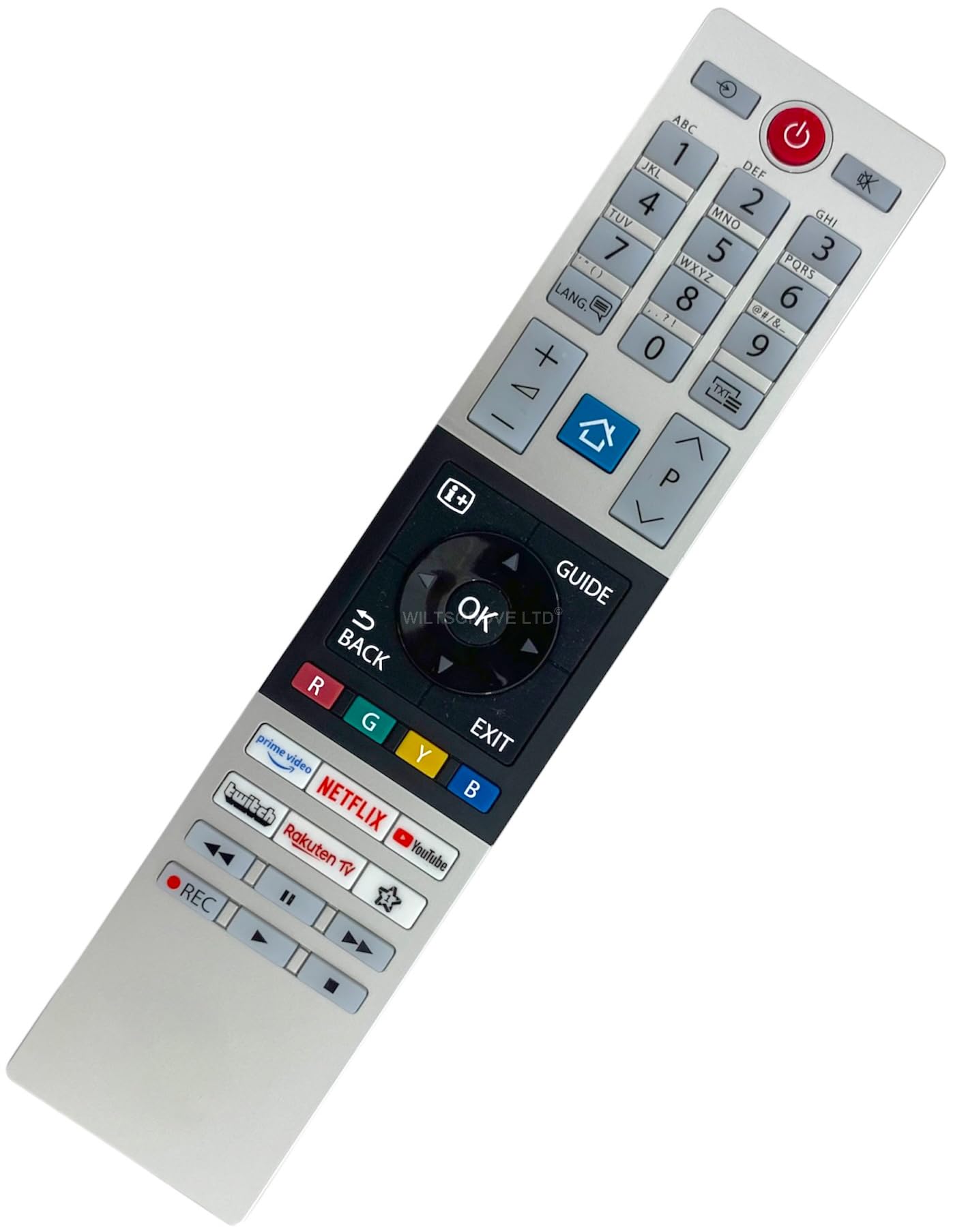 Genuine 30110095 CT-8561 RC42151 TV Remote Control Compatible with Toshiba 43L2163DG 43L2863DA 43L2863DG 43L3863DA 43L3863DG 43L3869DAX Smart LED