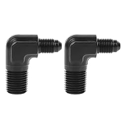 EVIL ENERGY 3AN Male Flare to 1/4" NPT Pipe 90