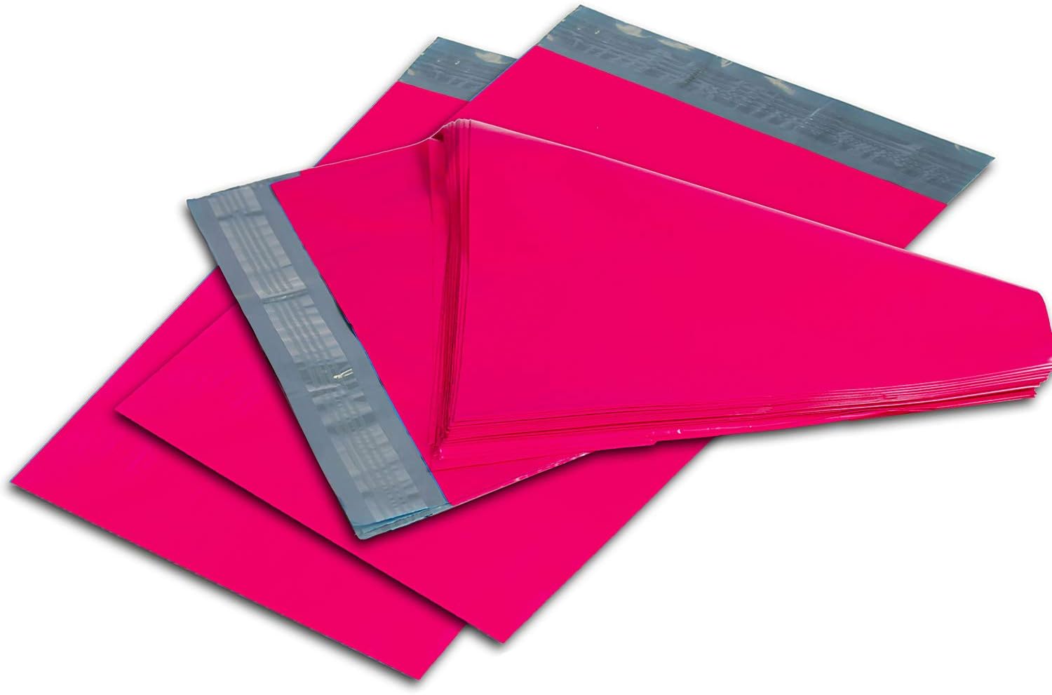 Oknuu Poly Mailers 9 x 12inch Hot Pink Poly Envelopes