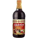 Wan Ja Shan Vegetarian Mushroom Oyster Sauce, 33.8 fl. oz. VEGAN. NON-GMO. NO MSG ADDED. 100% Naturally Brewed. No Chemical S