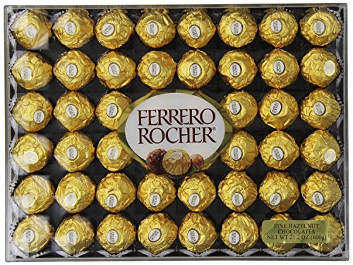 Chocolate assorted ferrero rocher, flat 48 count