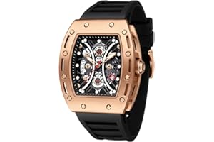 MF MINI FOCUS Watch Wristwatch Fashion Hollow Big Dial Luminous Waterproof Sport Analog Quartz Business Mens Watches Silicon Strap Dress Watch