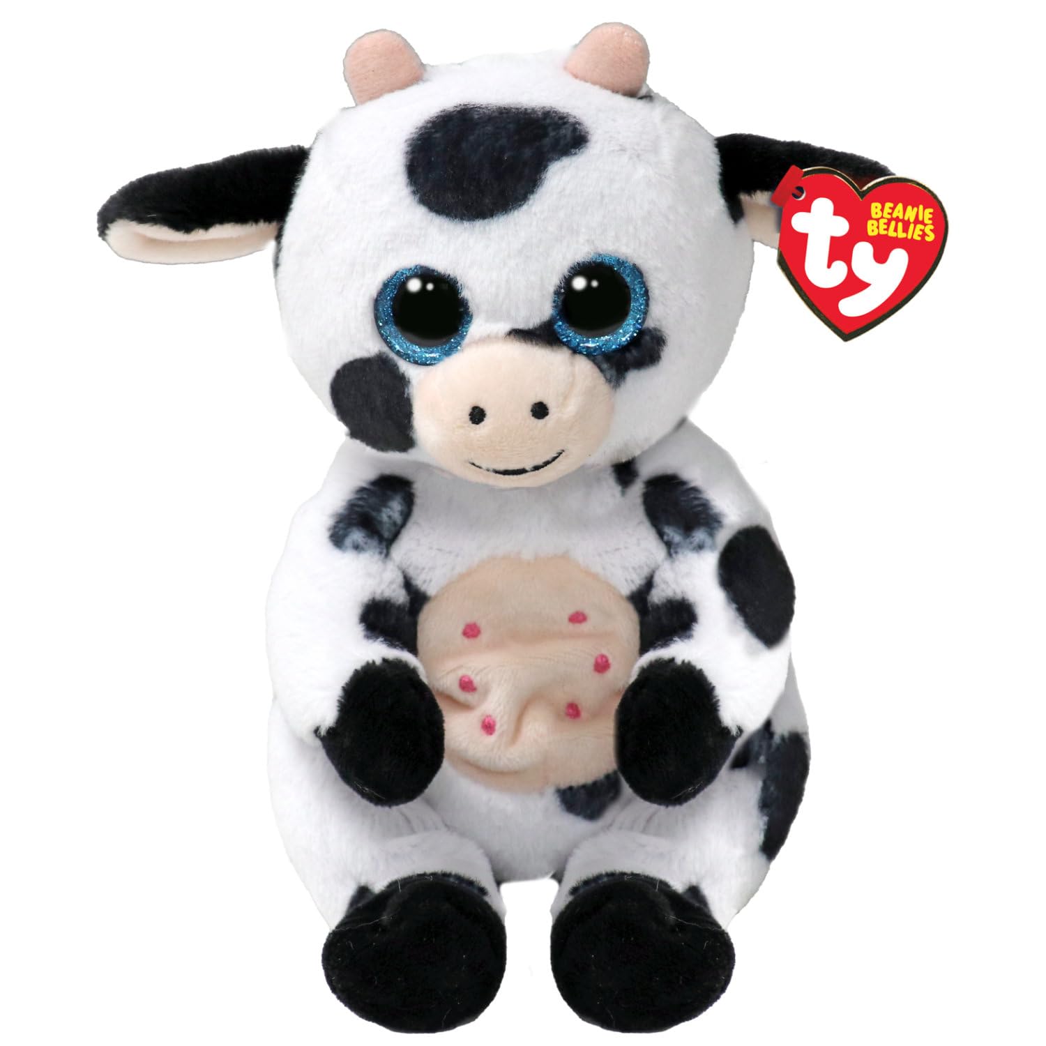 TY Herdly Cow Beanie Bellies Regular 14cm - Squishy Beanie Baby Soft Plush Toys - Collectible Cuddly Stuffed Teddy — image 1