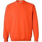 Gildan Adult Fleece Crewneck Sweatshirt, Style G18000 OSHA Orange, X-Large