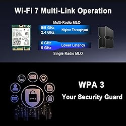 WiFi 7 BE200NGW WiFi M.2 Card Tri-Band 802.11be