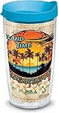 TervisTervis Margaritaville - Island Time Insulated Tumbler with Wrap and Turquoise Lid, 16oz, Clear