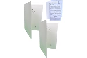 Burly Effects Recordable Talking DIY Greeting Card - Record Custom Voice Message up to 60 seconds with Replaceable Batteries (2 Pack)