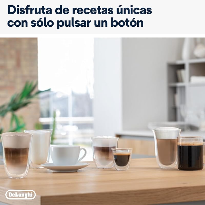 Eletta Cappuccino, Máquina de café automática, expresso, Cafeteira, ECAM46.860.B, Preto