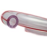Milk Hose/Tube Transparent Food Grade for Cow Or Goat Milking Machines 8 Ft Long by Melasty (14mm ID)