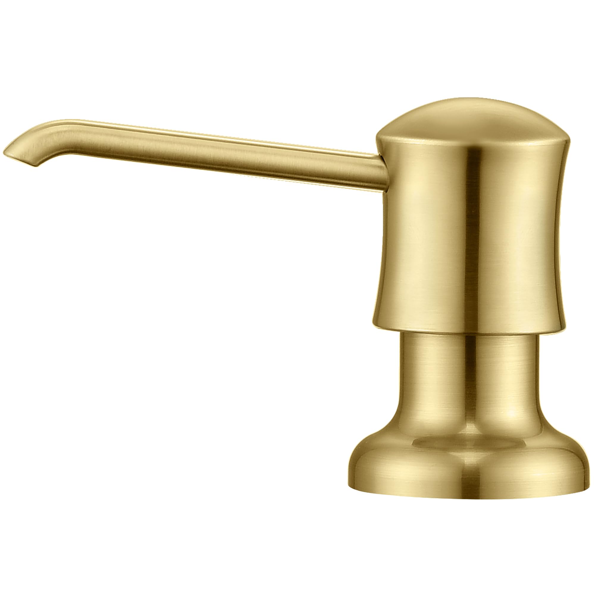Photo 1 of Brushed Gold Sink Soap Dispenser for Kitchen Sink (Gold Brushed),Dish & Hand Liquid Soap Dispenser?Built-in & Refill from Top Type