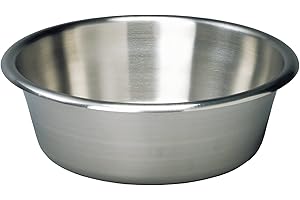 GRAHAM-FIELD Grafco Solution Bowl - Medical Stainless Steel with Seamless Construction Basin, 13 5/8" x 4 5/8", 7 Quart Capacity, 3247