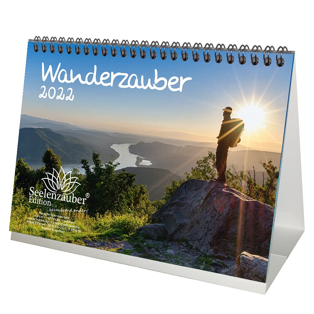 Wunderzauber DIN A5 Desk Calendar for 2022 Mountains and Wonders Seelenzauber