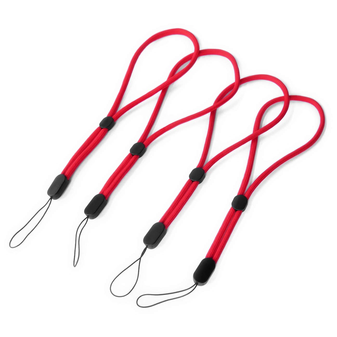 trage.band Short Adjustable Extra Strong Wrist Strap Long, robust, adjustable, SPARSET Red