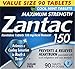 Zantac 150 Maximum Strength Tablets, Cool Mint, 90 Count, Helps Relieve and Prevent Heartburn Associated with Acid Indigestion or Sour Stomach, Use Before or After Meals or Before Bed at Night
