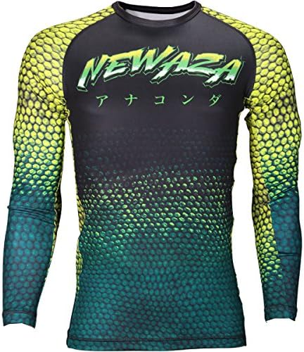 Newaza Apparel Anaconda Rashguard - Green - 2X-Large
