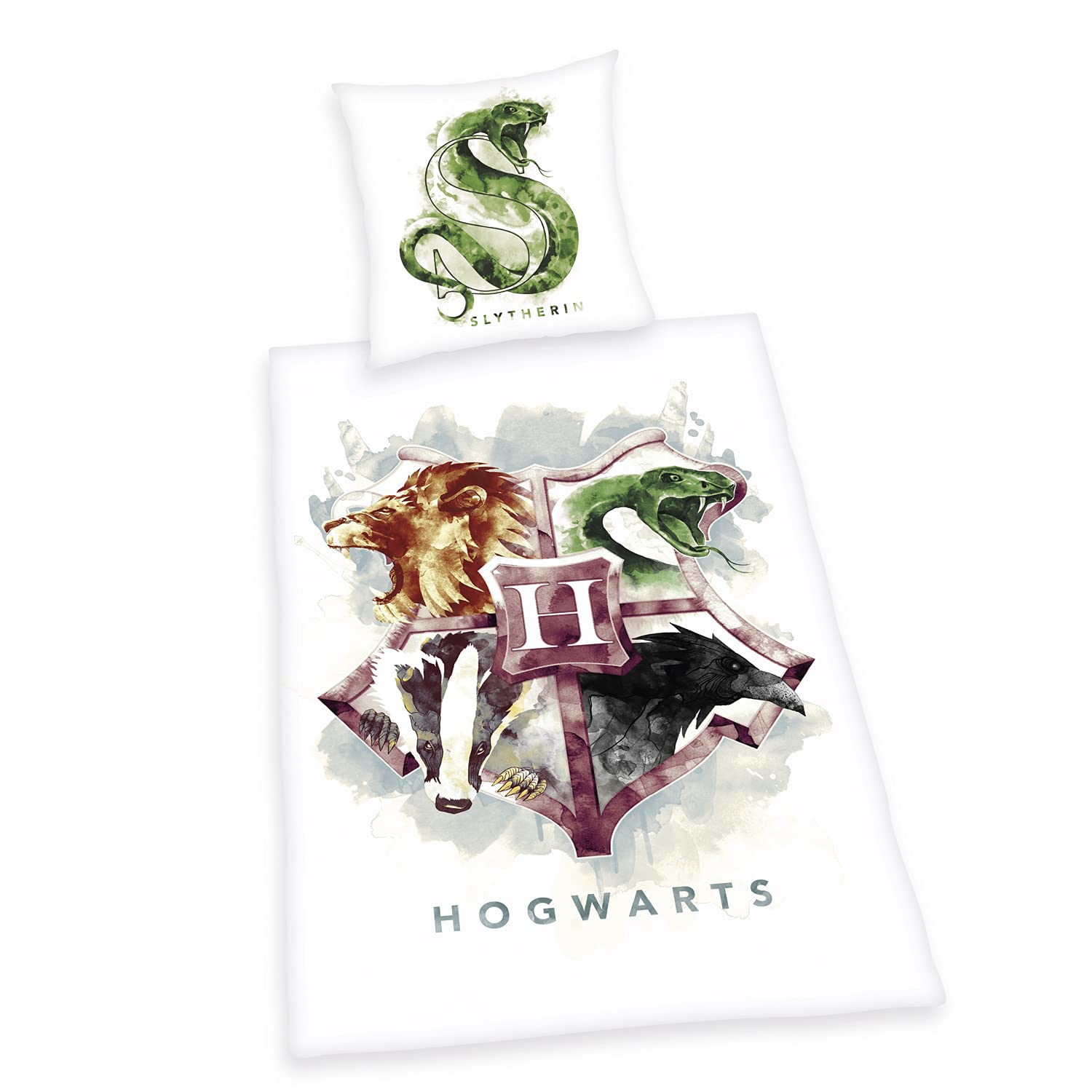 Herding Bedding Set, White, 80 x 80 cm, 135 x 200 cm