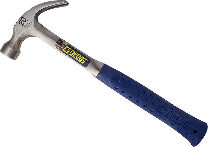 Estwing E3/20c Curved Claw Hammer Vinyl Grip 20oz 560g