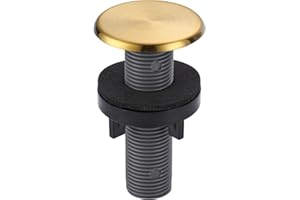 ARCORA Kitchen Sink Hole Cover: Premium Faucet Hole Plate Stopper Plug, Plastic Tap Hole Cover for Kitchen Bathroom Sink, Bru