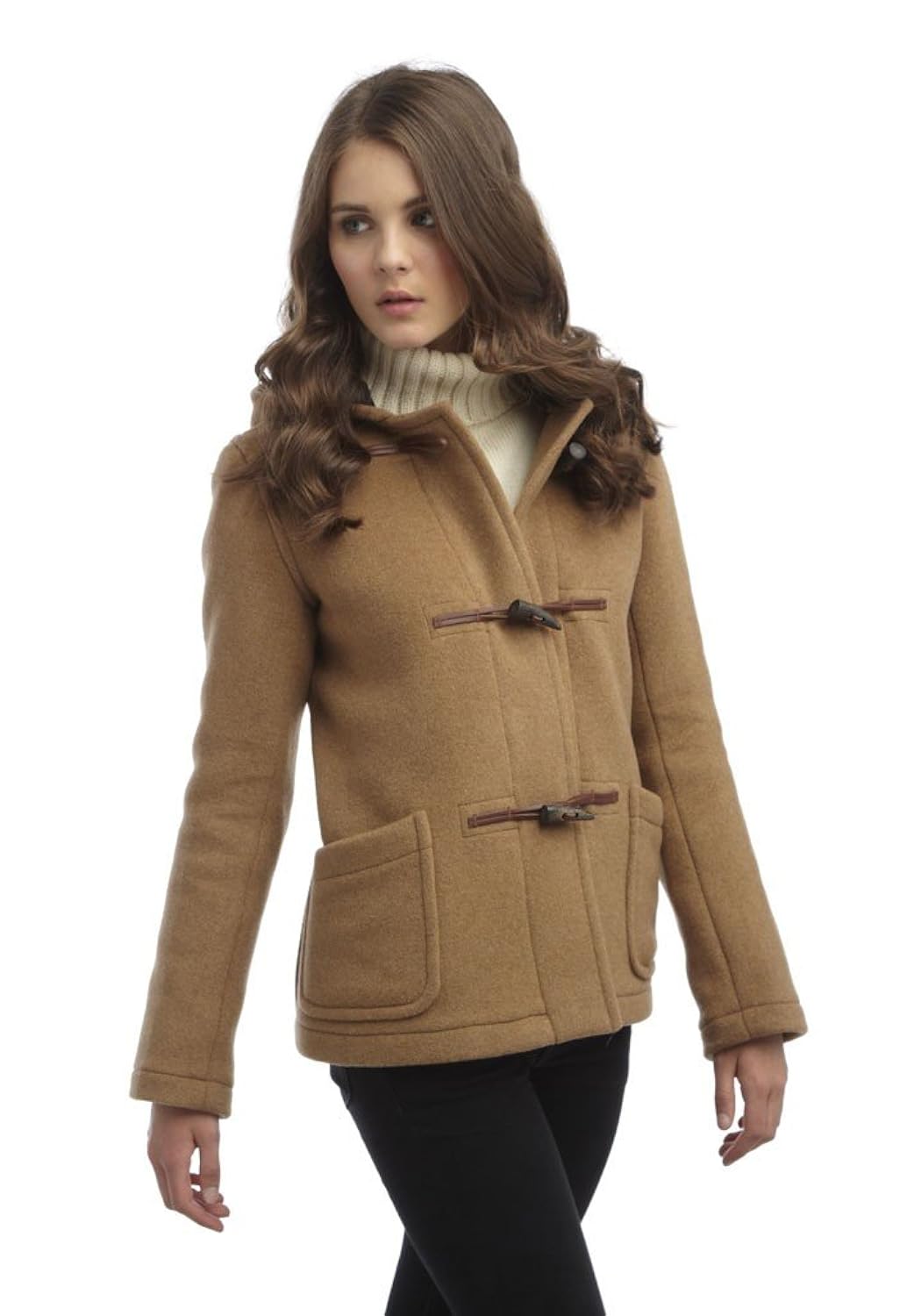 Womens Camel Duffle Coat Han Coats