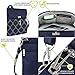 Travelon Women's Anti-Theft Signature Messenger Bag, Lush Blue, One Size