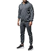LUYIJIESHENG Athletic Men's 2 Piece Set Hoodie Casual Tracksuits Sweatsuit Full Zip Long Sleeve Jogging Suits